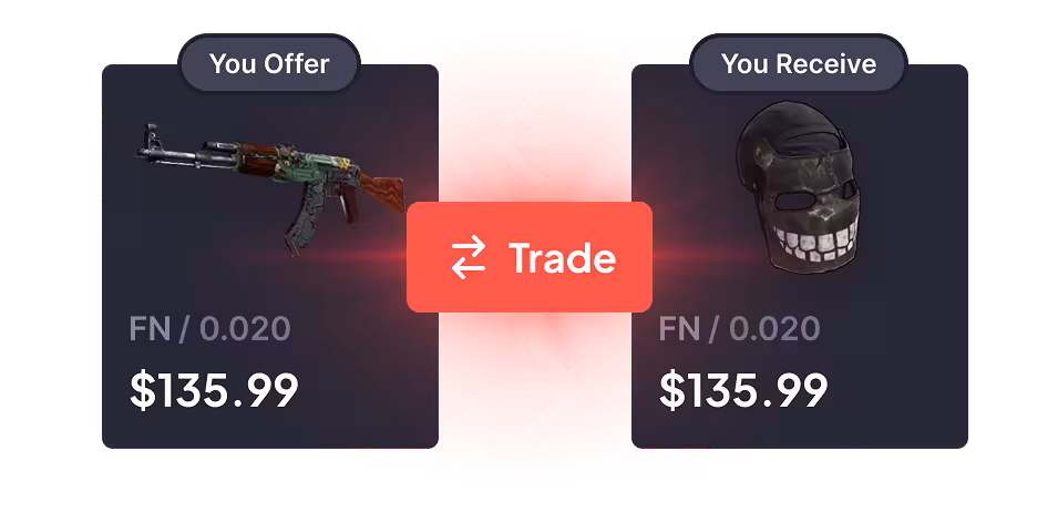 Swap and trade CS2 and Rust skins on SkinSwap